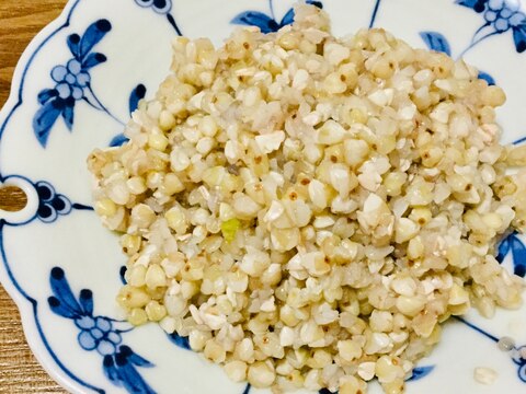 蕎麦の実の美味しい茹で方